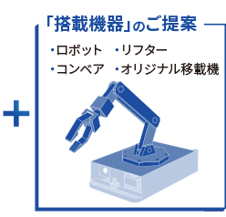 松岡技研の無軌道AGVの特徴