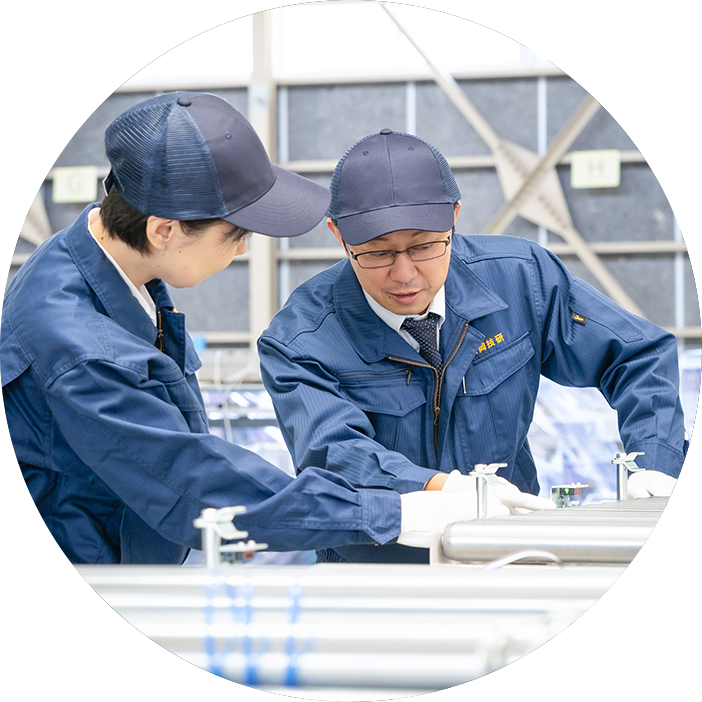 親切丁寧な研修・指導体制を用意